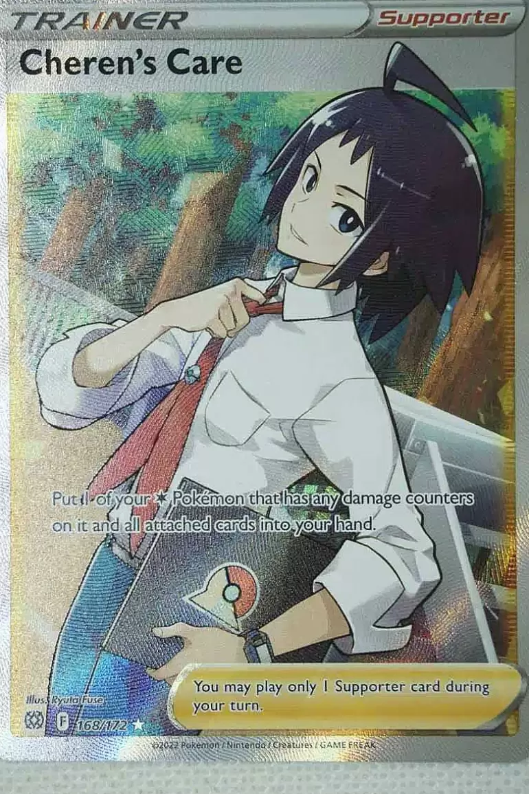 Pocket Monster Pokémon Kort-Cheren'S Care 168/172 Full Art