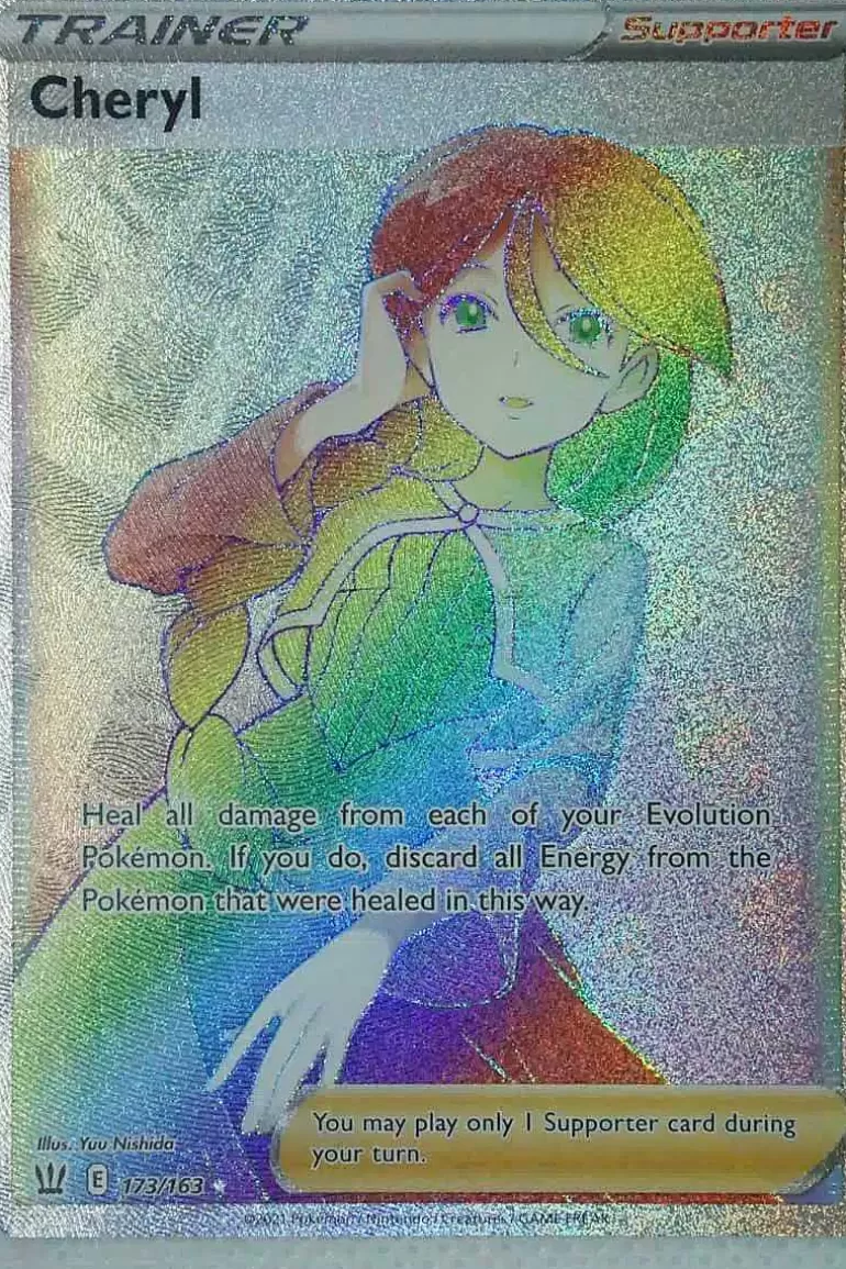 Pocket Monster Pokémon Kort-Cheryl 173/163 Hyper Rare