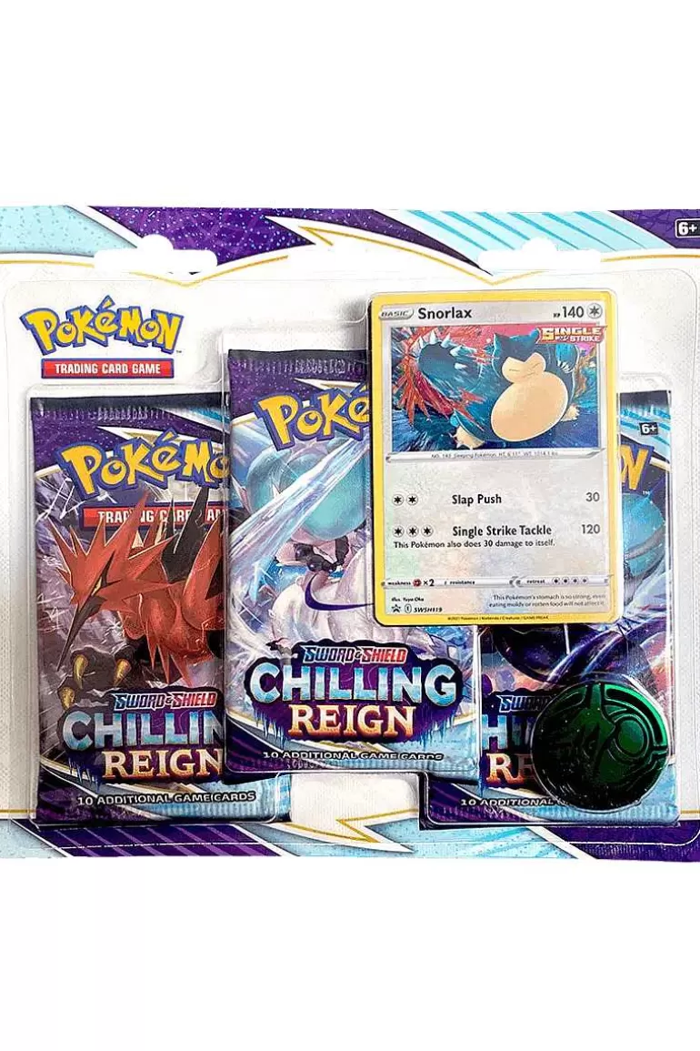Pocket Monster Pokémon Kort-Chilling Reign Blisterpakke Med Snorlax