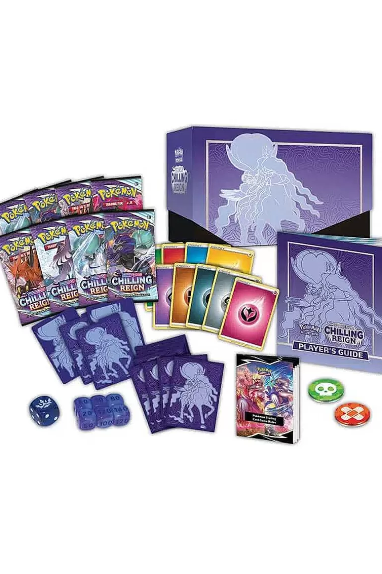 Pocket Monster Pokémon Kort-Chilling Reign Elite Trainer Box Shadow Rider Calyrex