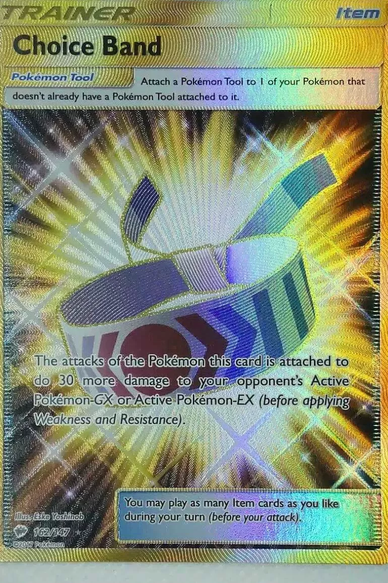 Pocket Monster Pokémon Kort-Choice Band 162/147 Secret Rare