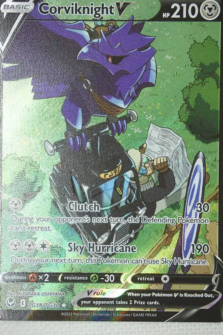Pocket Monster Pokémon Kort-Corviknight V Tg18/Tg30