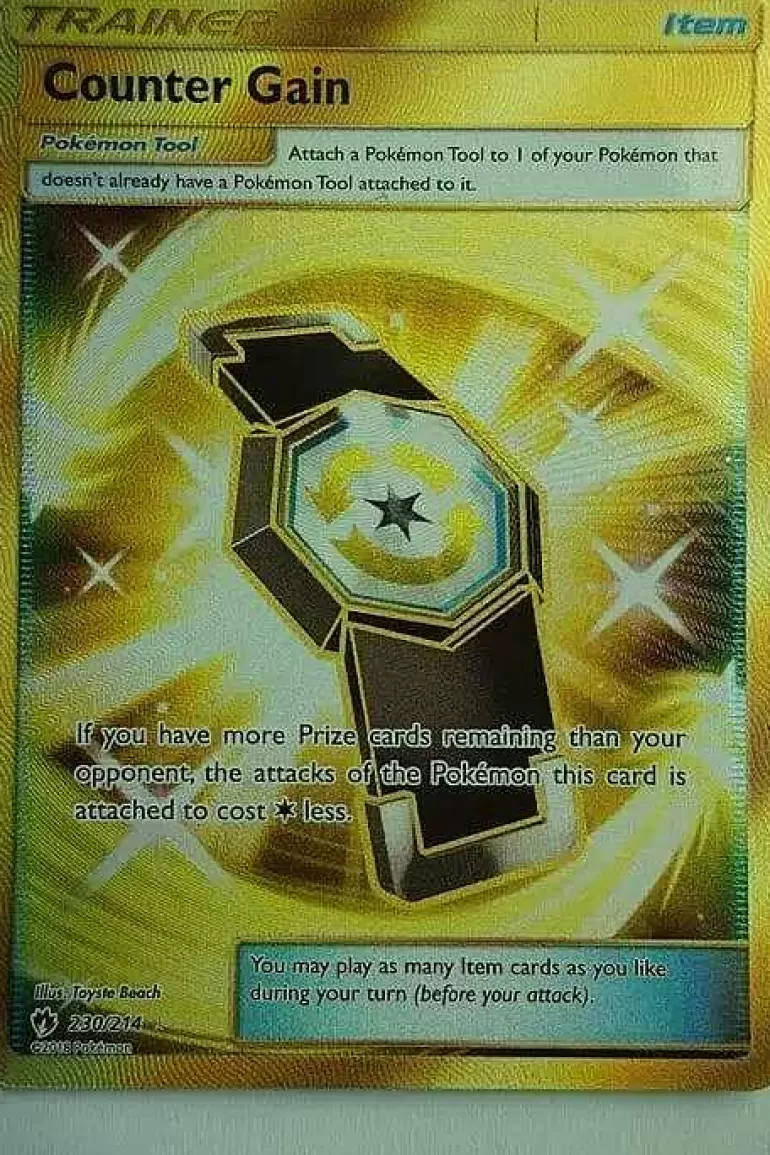 Pocket Monster Pokémon Kort-Counter Gain 230/214 Secret Rare