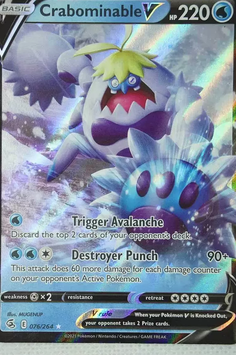 Pocket Monster Pokémon Kort-Crabominable V 76/264