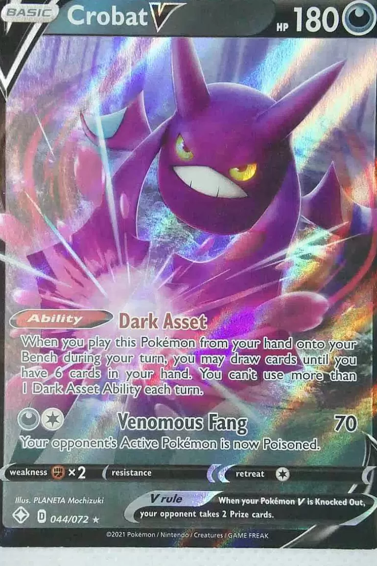 Pocket Monster Pokémon Kort-Crobat V 44/72