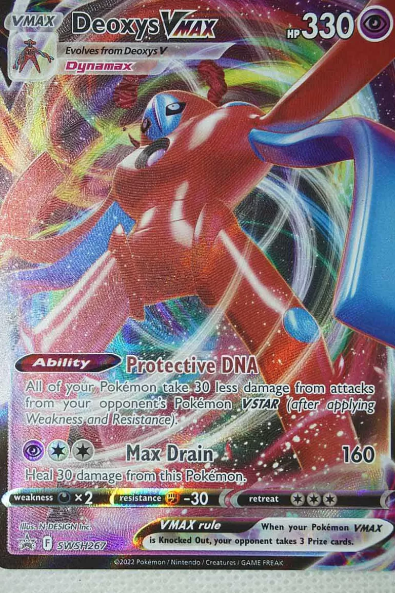 Pocket Monster Pokémon Kort-Deoxys Vmax Swsh267