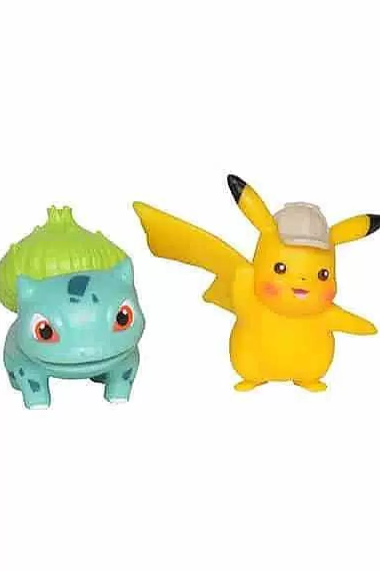 Pocket Monster Pokémon Figurer-Detective Pikachu & Bulbasuar Figurer