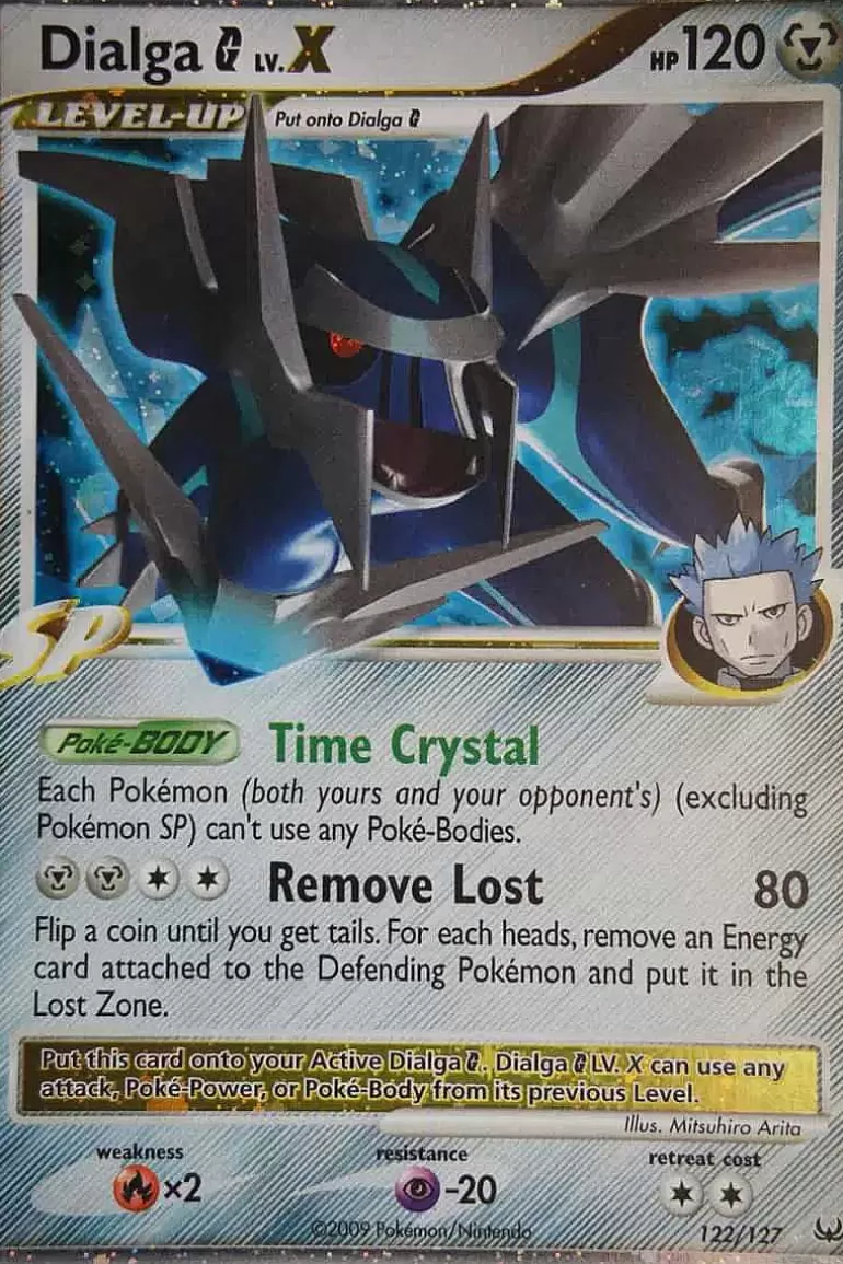 Pocket Monster Pokémon Kort-Dialga G Lv.X 122/127 Ultra Rare