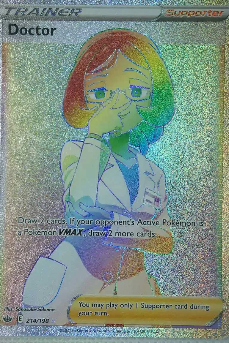 Pocket Monster Pokémon Kort-Doctor 214/198 Hyper Rare