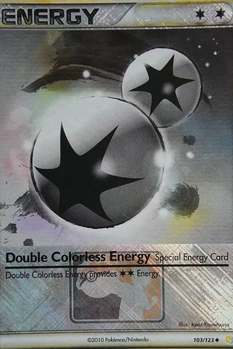 Pocket Monster Pokémon Kort-Double Colorless Energy 103/123 League Promo