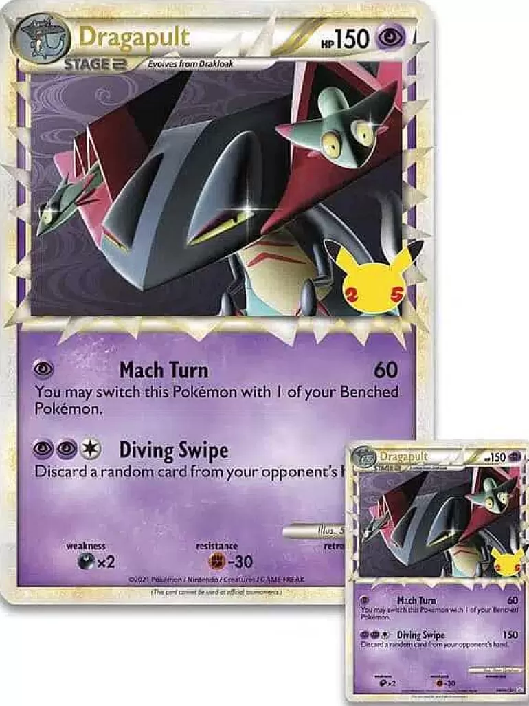 Pocket Monster Pokémon Kort-Dragapult Prime Box Fra Celebrations