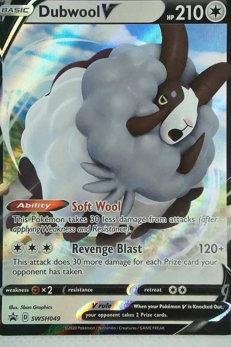 Pocket Monster Pokémon Kort-Dubwool V Swsh049