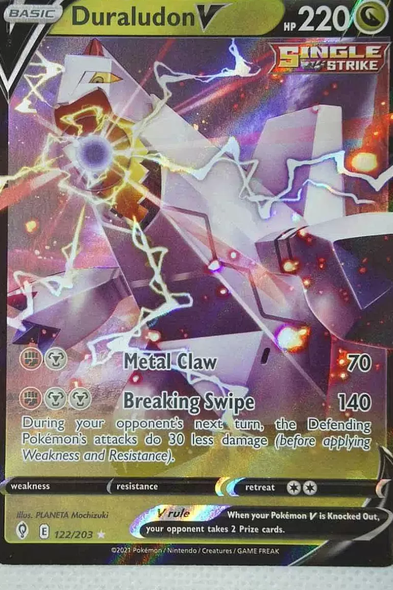 Pocket Monster Pokémon Kort-Duraludon V 122/203