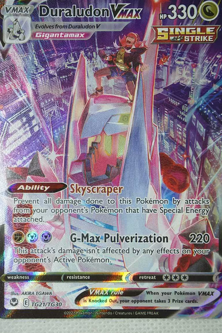 Pocket Monster Pokémon Kort-Duraludon Vmax Tg21/Tg30
