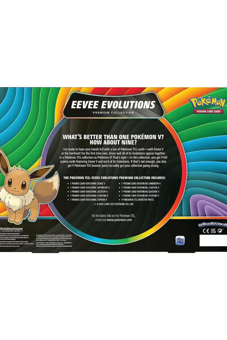 Pocket Monster Pokémon Kort-Eevee Evolutions Premium Collection Box