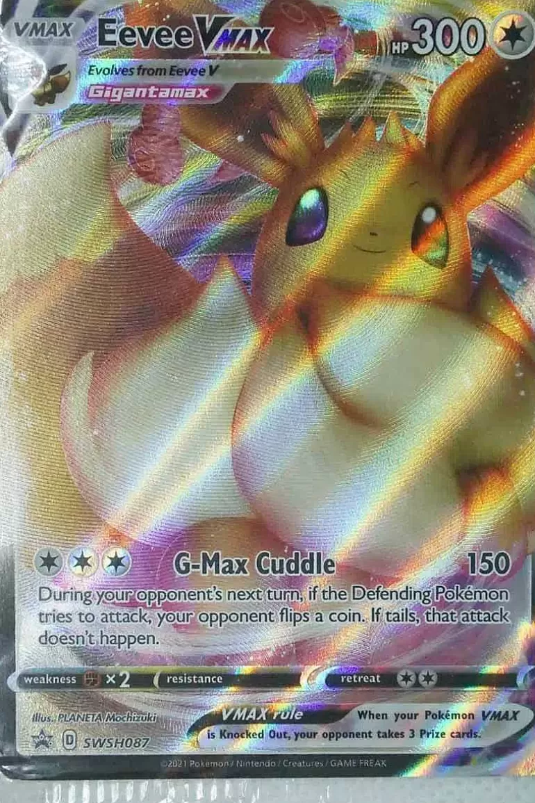 Pocket Monster Pokémon Kort-Eevee Vmax Swsh087