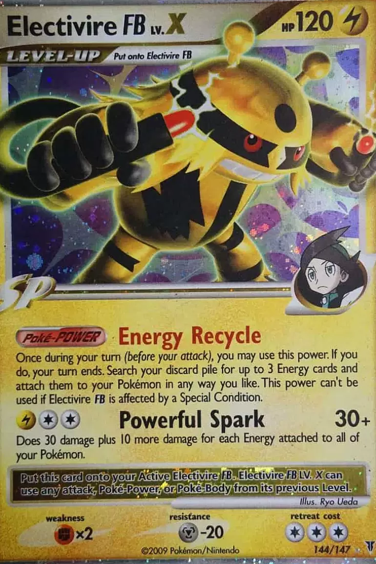 Pocket Monster Pokémon Kort-Electivire Fb Lv.X 144/147