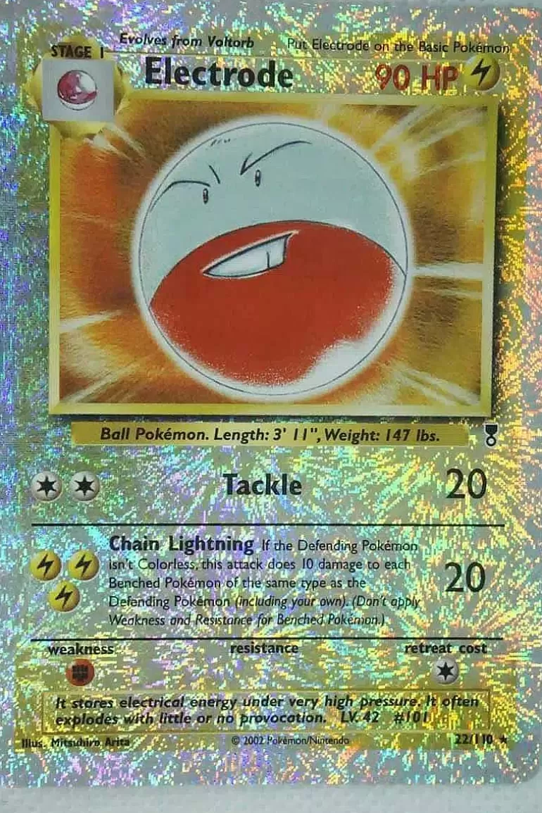 Pocket Monster Pokémon Kort-Electrode 22/110 Special Holo Edition