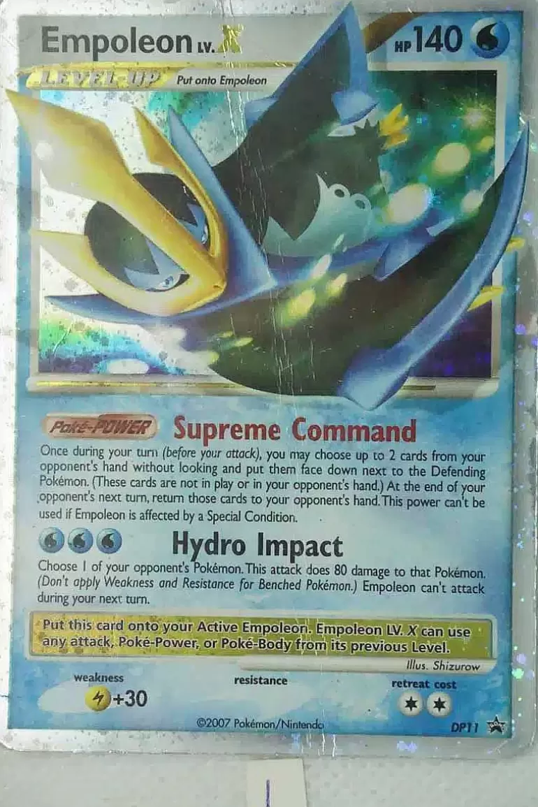 Pocket Monster Pokémon Kort-Empoleon Lv.X Dp11 Brugt 1