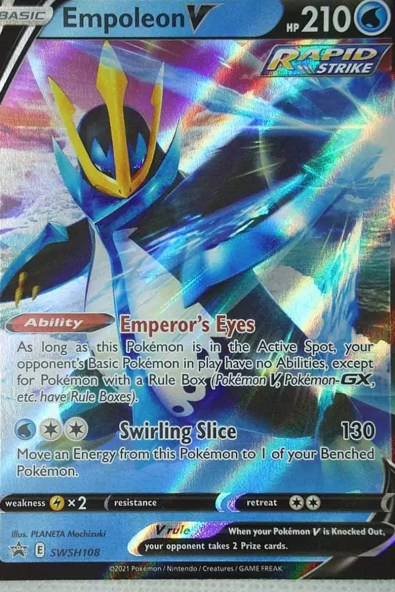 Pocket Monster Pokémon Kort-Empoleon V Swsh108