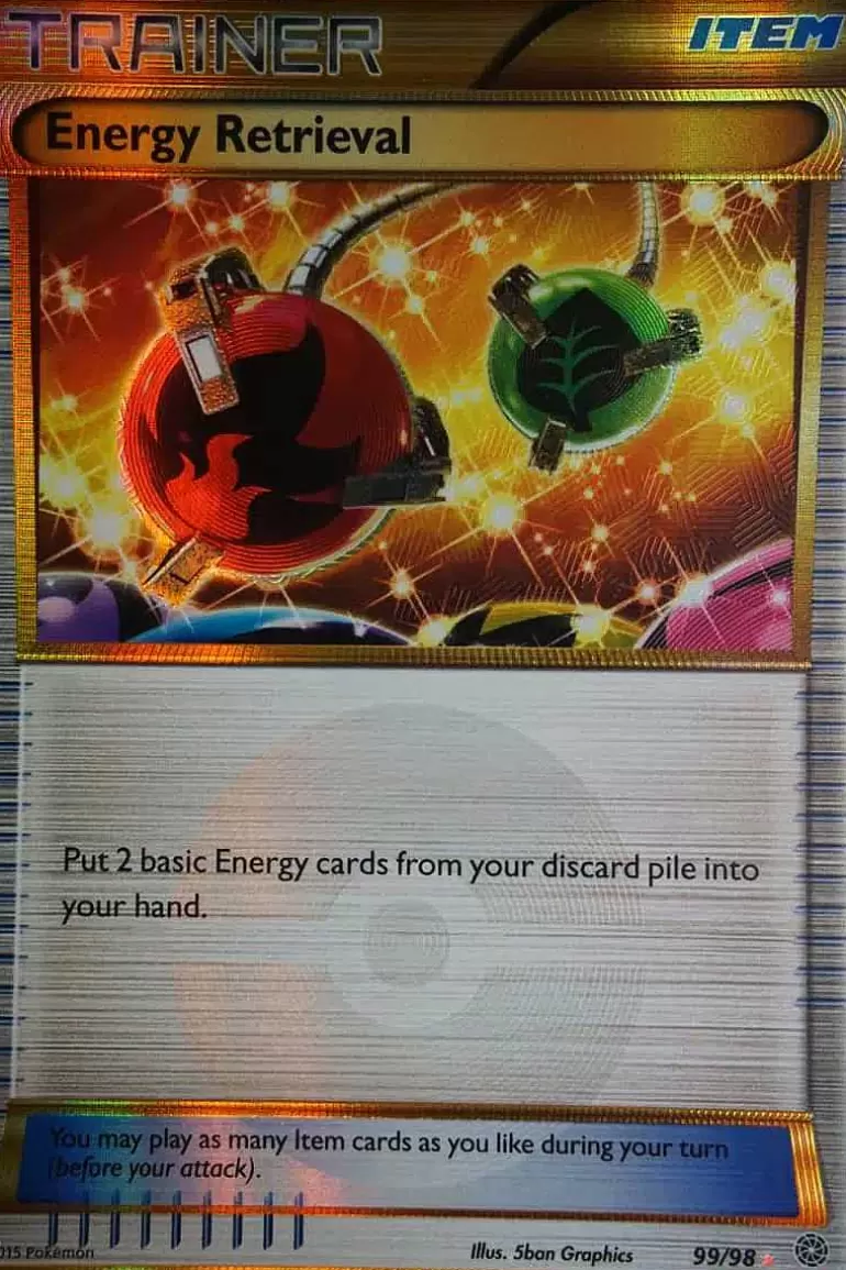 Pocket Monster Pokémon Kort-Energy Retrieval 99/98 Secret Rare
