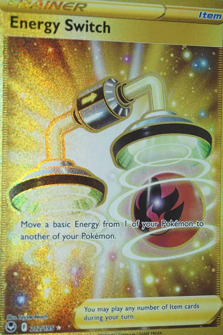 Pocket Monster Pokémon Kort-Energy Switch 212/195 Secret Rare