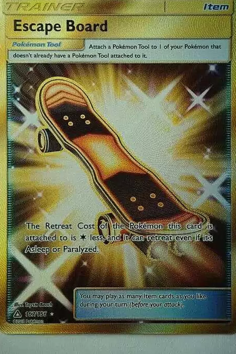 Pocket Monster Pokémon Kort-Escape Board 167/156 Secret Rare
