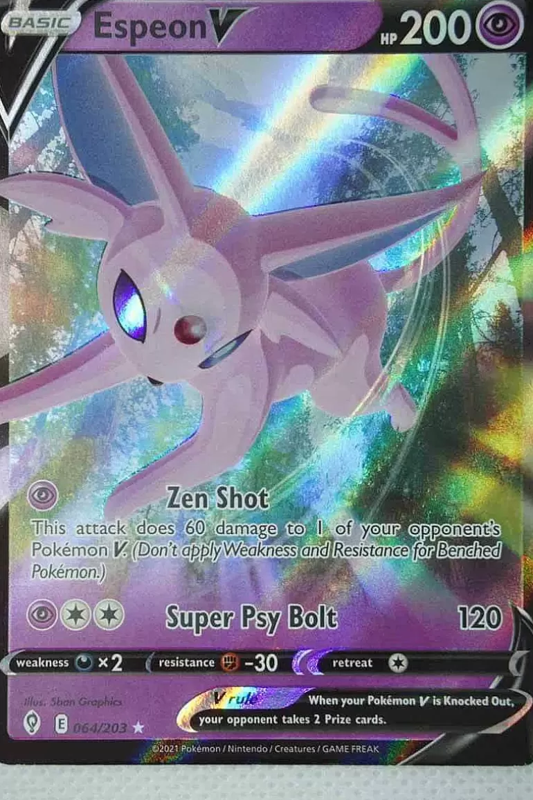 Pocket Monster Pokémon Kort-Espeon V 64/203