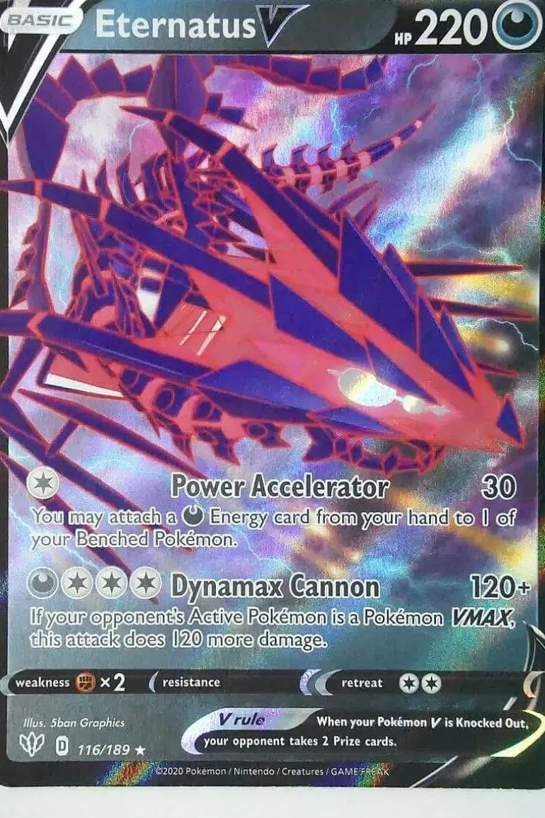 Pocket Monster Pokémon Kort-Eternatus V 116/189
