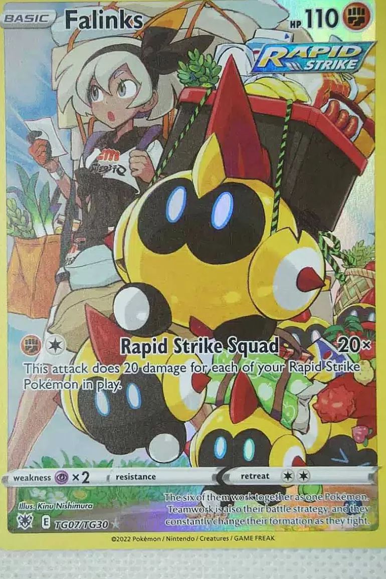 Pocket Monster Pokémon Kort-Falinks Tg07/Tg30 Holo Rare
