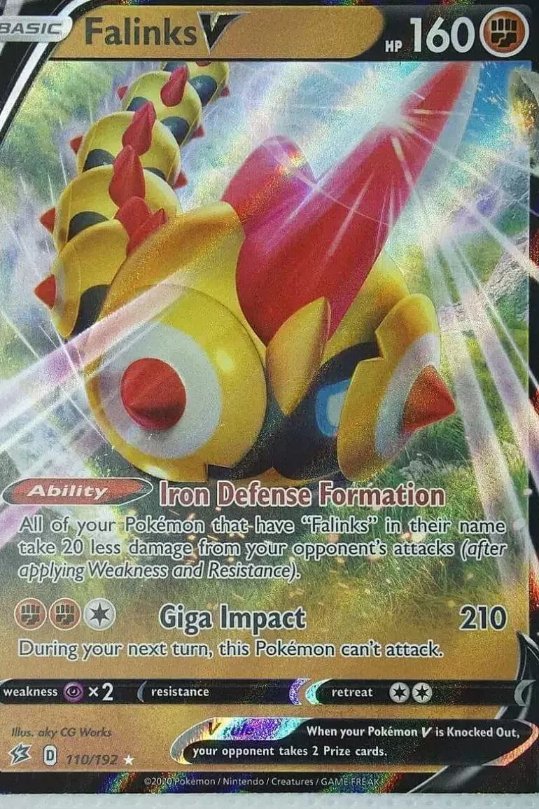 Pocket Monster Pokémon Kort-Falinks V 110/192