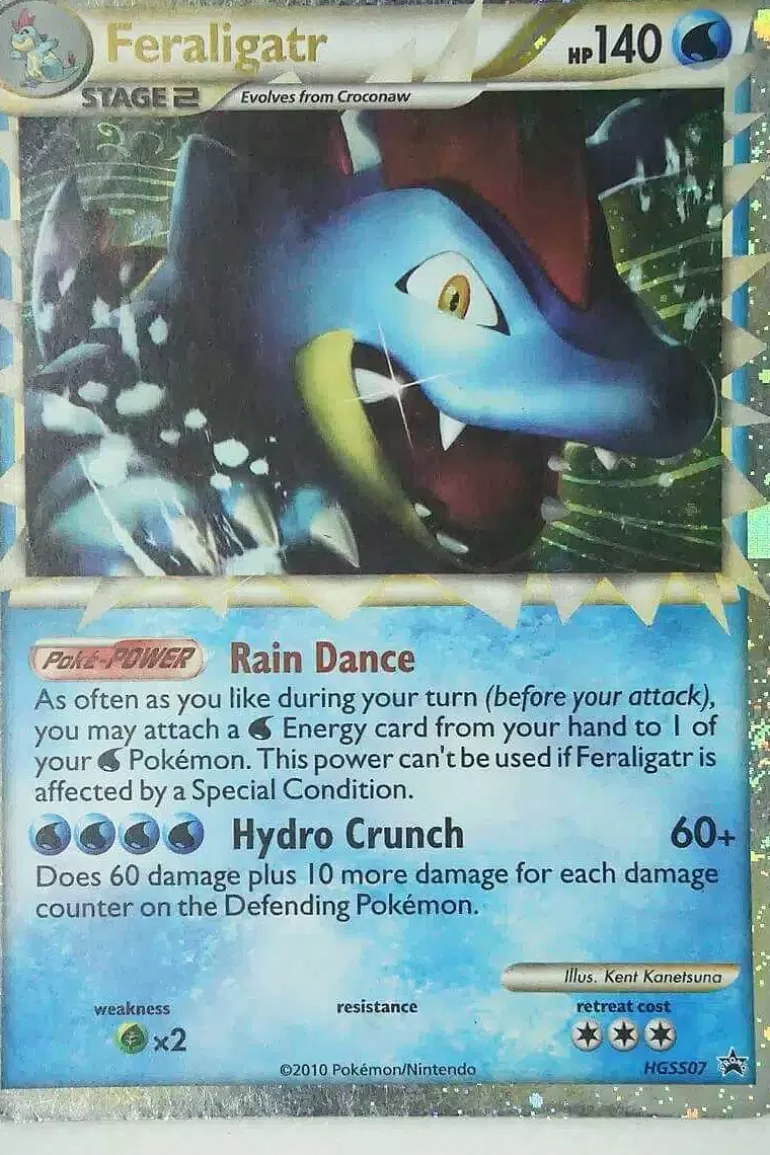 Pocket Monster Pokémon Kort-Feraligatr (Prime) Hgss07