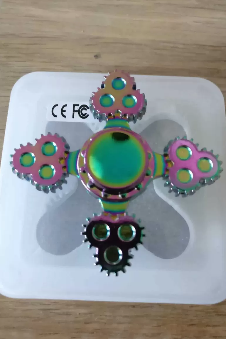 Pocket Monster Fidget Spinner-Fidget Spinner Med Monstre Og Regnbuefarver