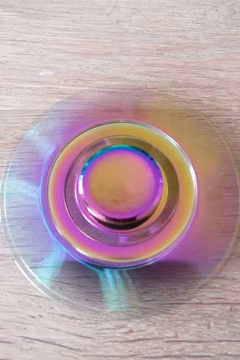 Pocket Monster Fidget Spinner-Fidget Spinner Sekskant I Regnbuefarver