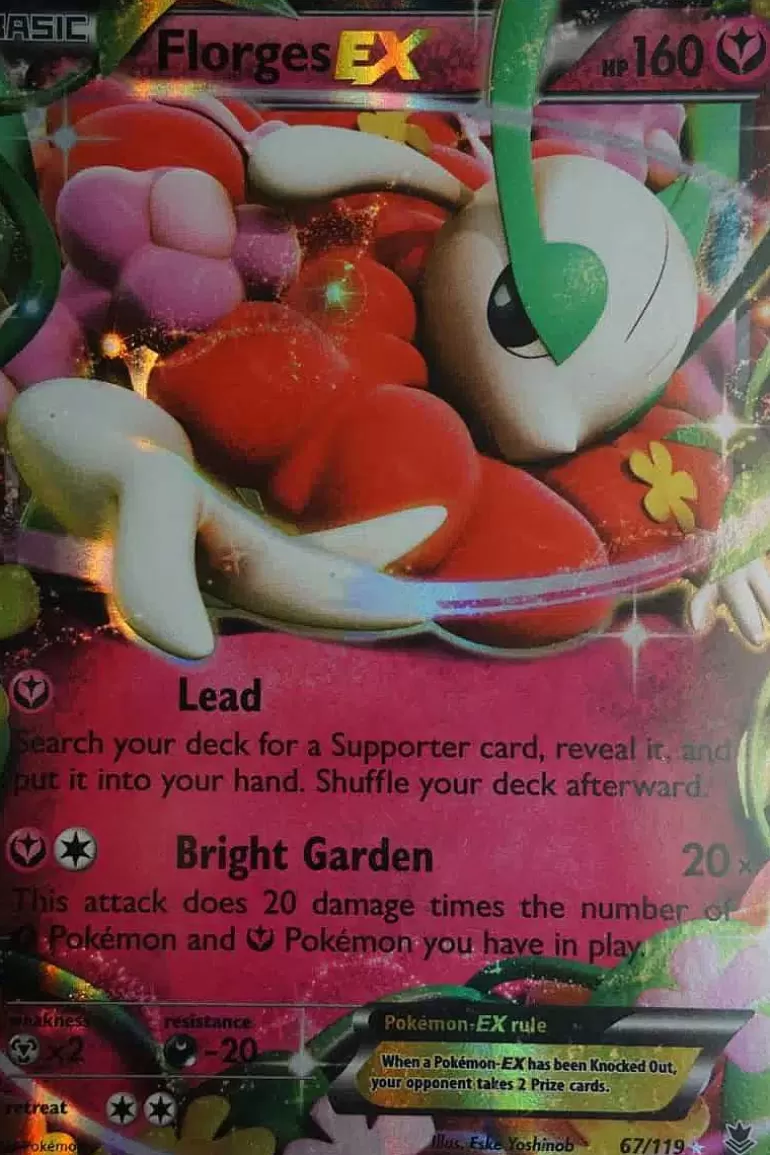 Pocket Monster Pokémon Kort-Florges Ex 67/119