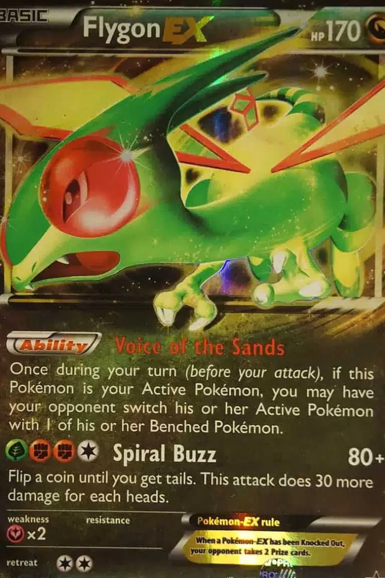 Pocket Monster Pokémon Kort-Flygon Ex Xy61