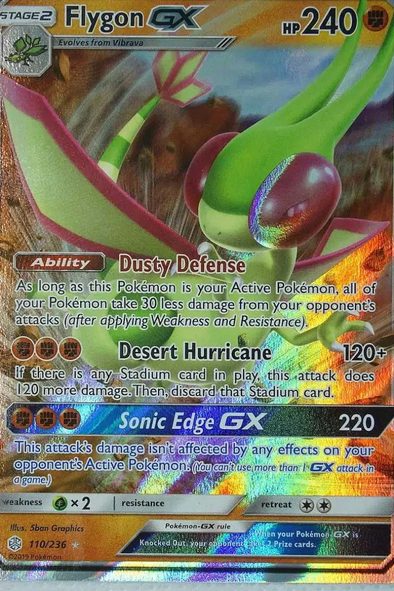 Pocket Monster Pokémon Kort-Flygon Gx 110/236