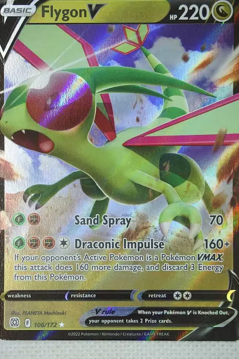 Pocket Monster Pokémon Kort-Flygon V 106/172