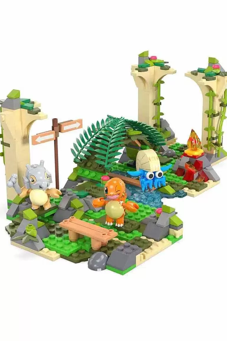 Pocket Monster Pokémon Figurer-Forgotten Ruins Mega Construx Byggesaet