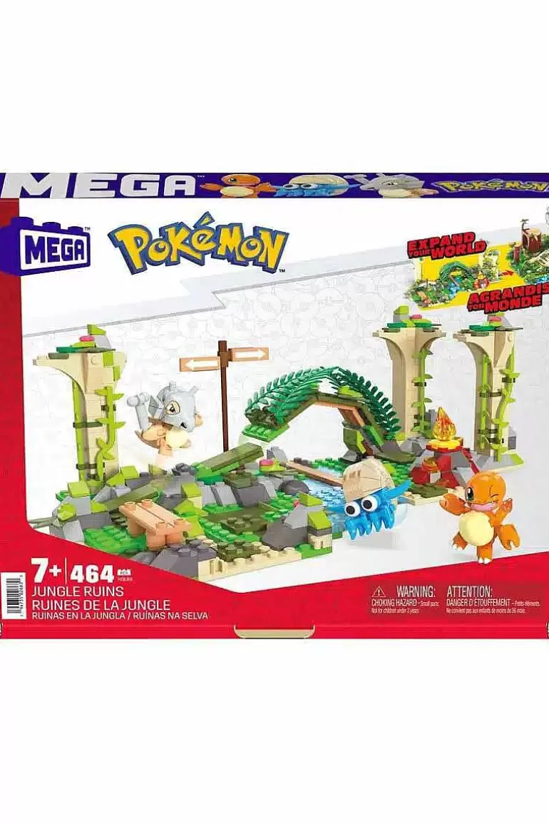 Pocket Monster Pokémon Figurer-Forgotten Ruins Mega Construx Byggesaet