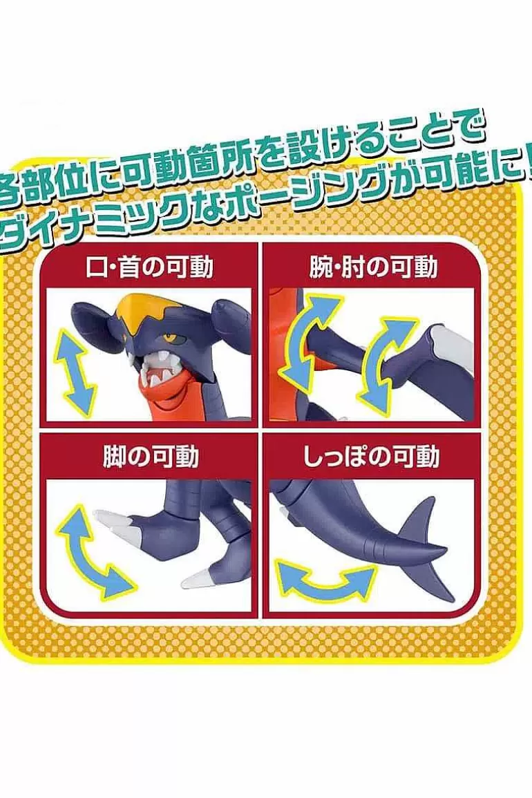 Pocket Monster Pokémon Figurer-Garchomp Byg Selv Figur