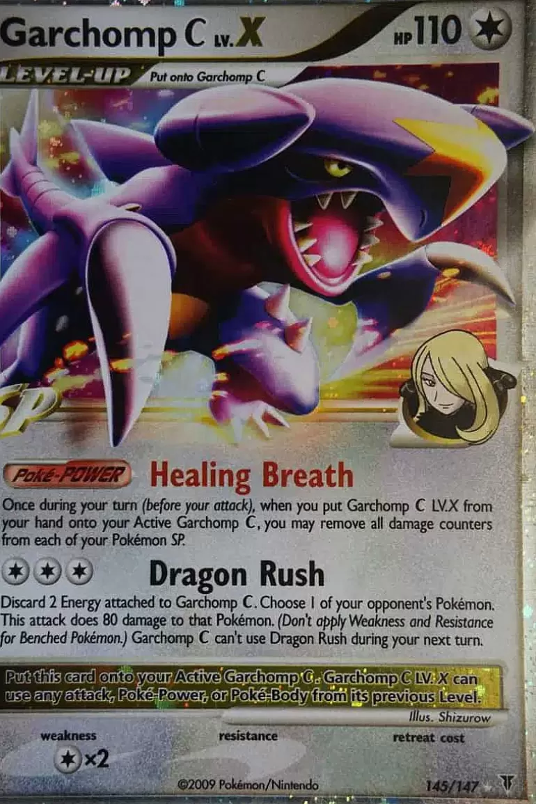 Pocket Monster Pokémon Kort-Garchomp C Lv.X 145/147 Ultra Rare