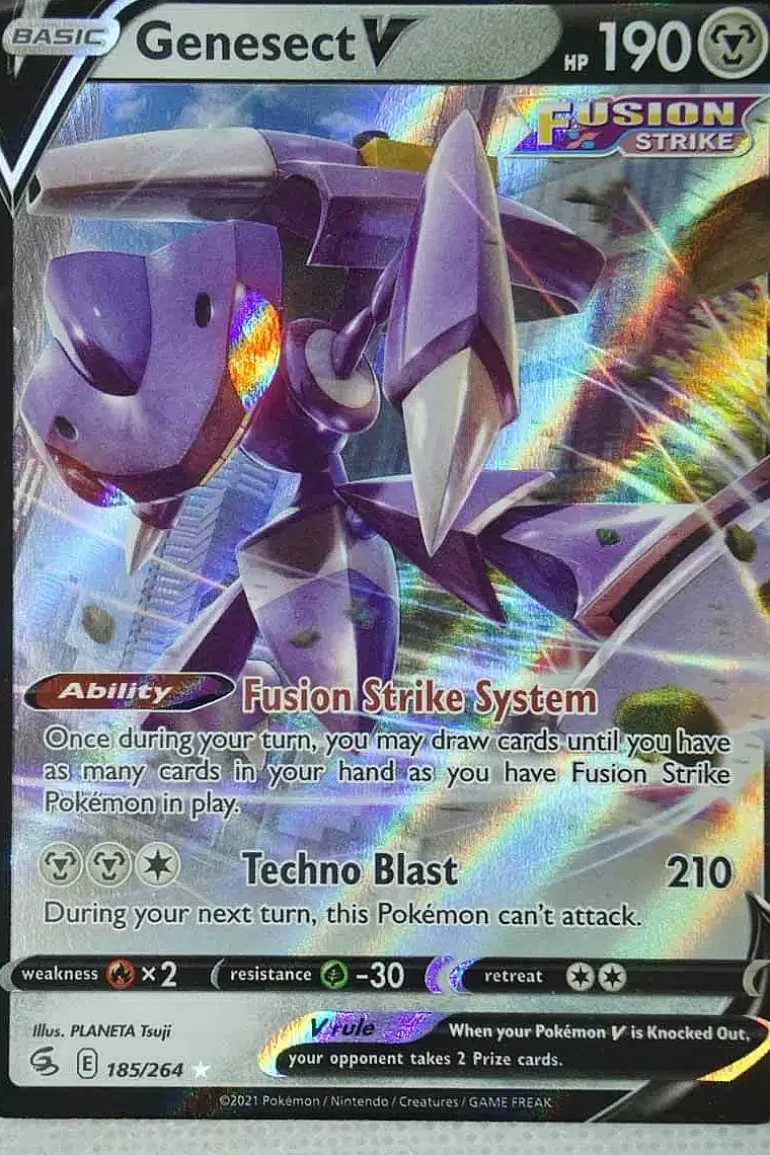 Pocket Monster Pokémon Kort-Genesect V 185/264