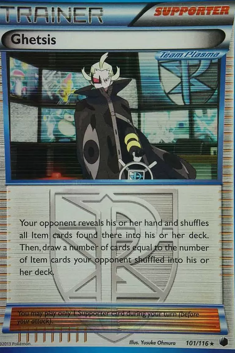 Pocket Monster Pokémon Kort-Ghetsis 101/116 Holo Rare