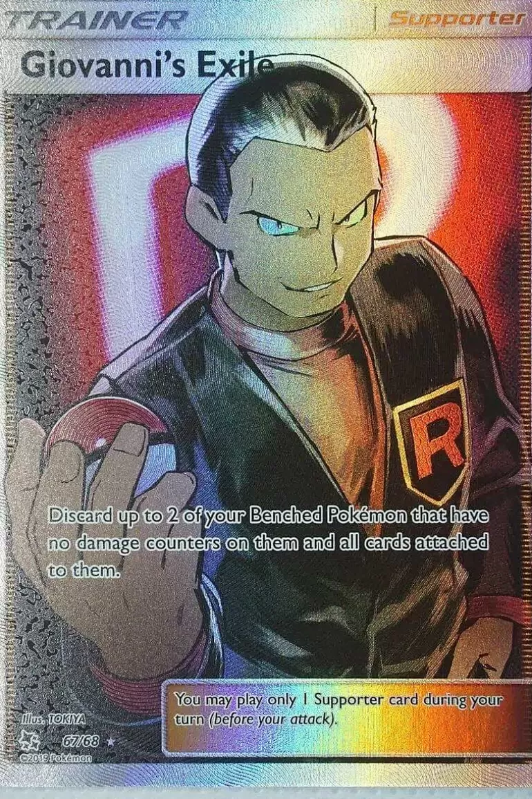 Pocket Monster Pokémon Kort-Giovanni'S Exile 67/68 Full Art