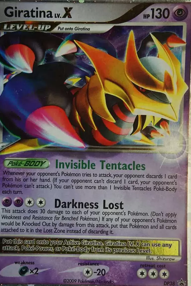 Pocket Monster Pokémon Kort-Giratina Lv.X Dp38 Ultra Rare