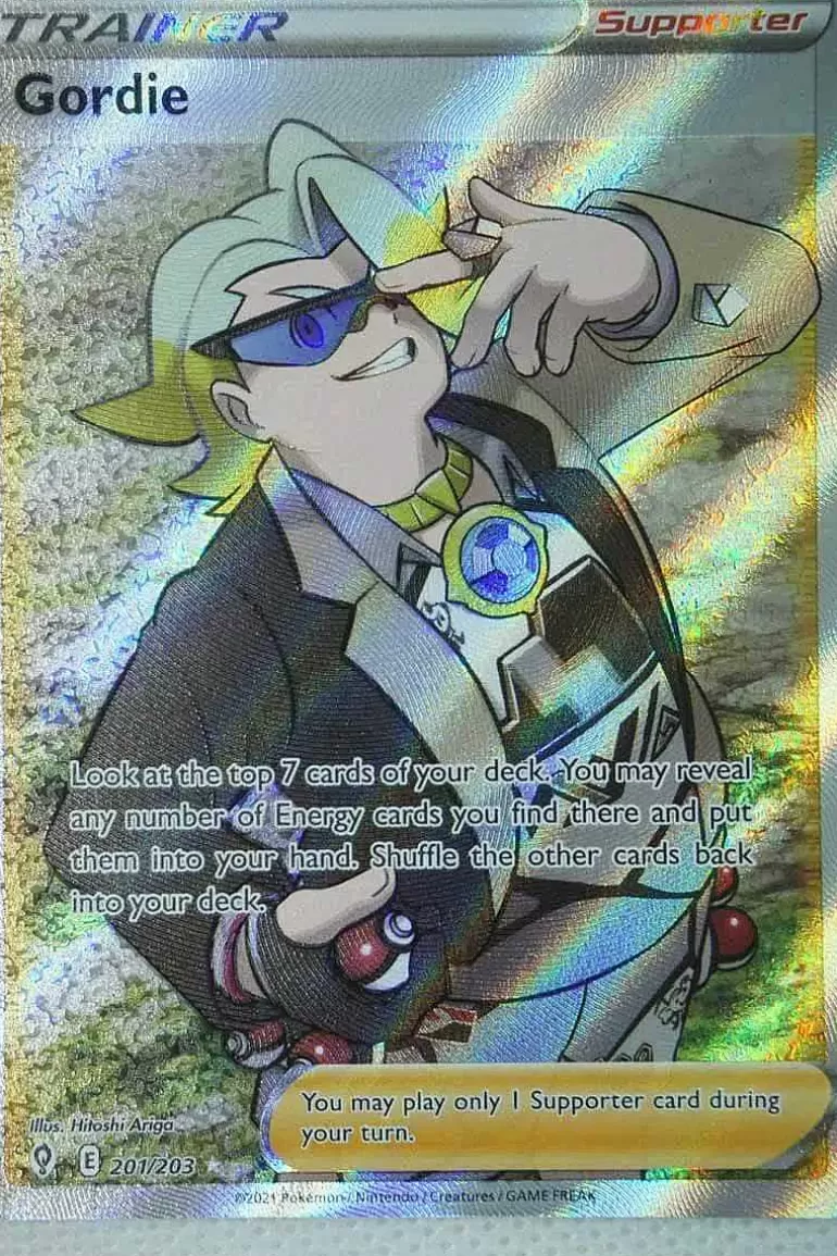 Pocket Monster Pokémon Kort-Gordie 201/203 Full Art