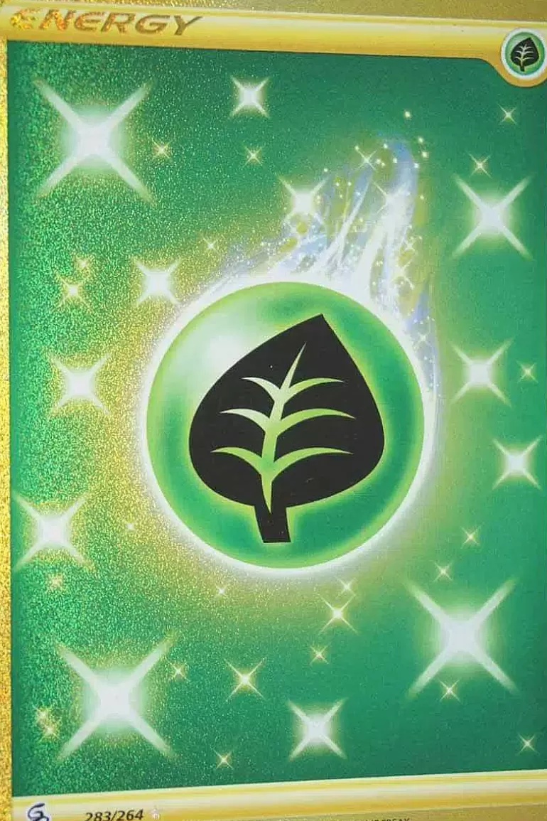 Pocket Monster Pokémon Kort-Grass Energy 283/264 Secret Rare