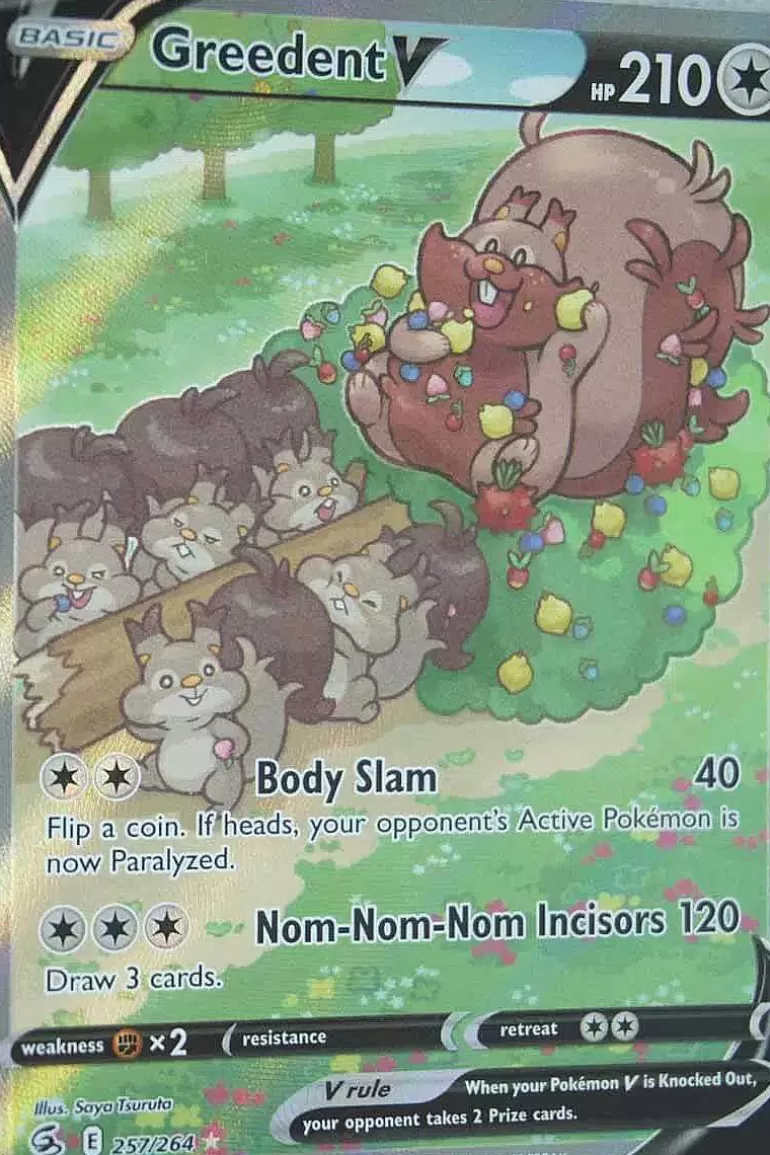 Pocket Monster Pokémon Kort-Greedent V 257/264 Alternate Art