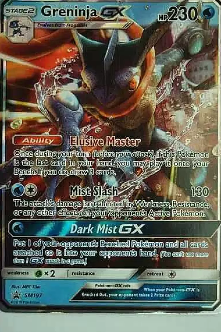 Pocket Monster Pokémon Kort-Greninja Gx Sm197